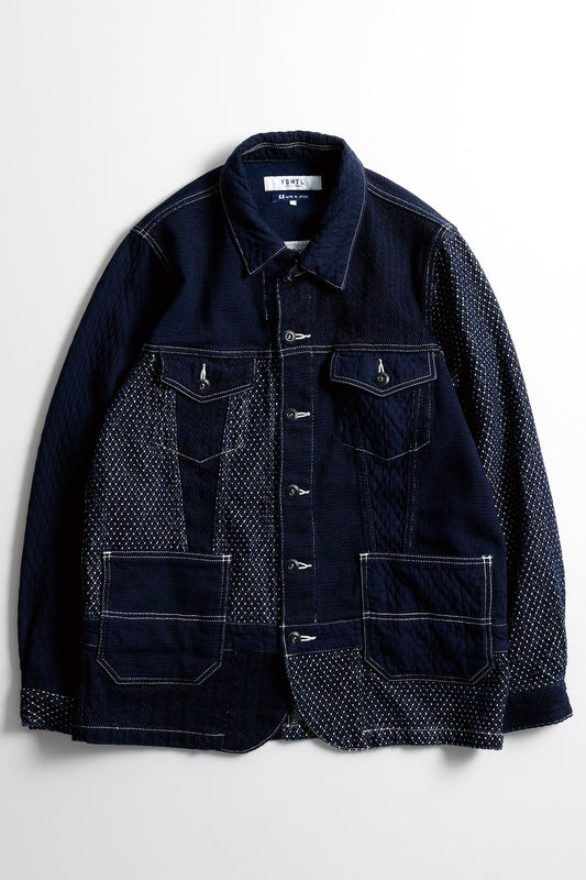 PATCHWORK 3RD JACKET RINSE