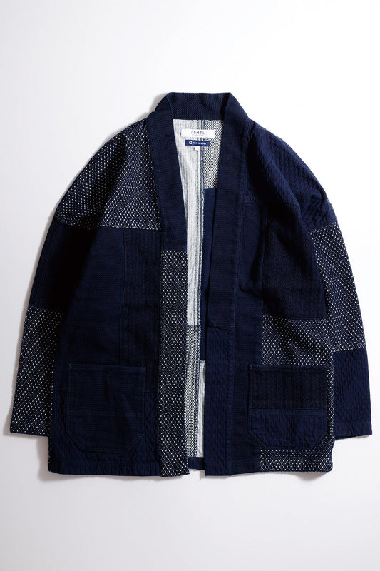 PATCHWORK HAORI JACKET RINSE