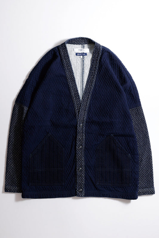 SASHIKO CARDIGAN RINSE