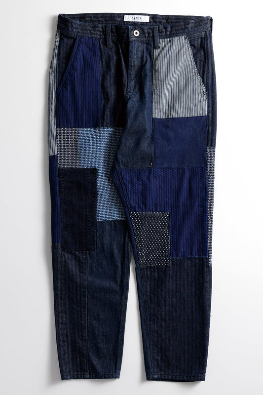 PATCHWORK PANTS RINSE