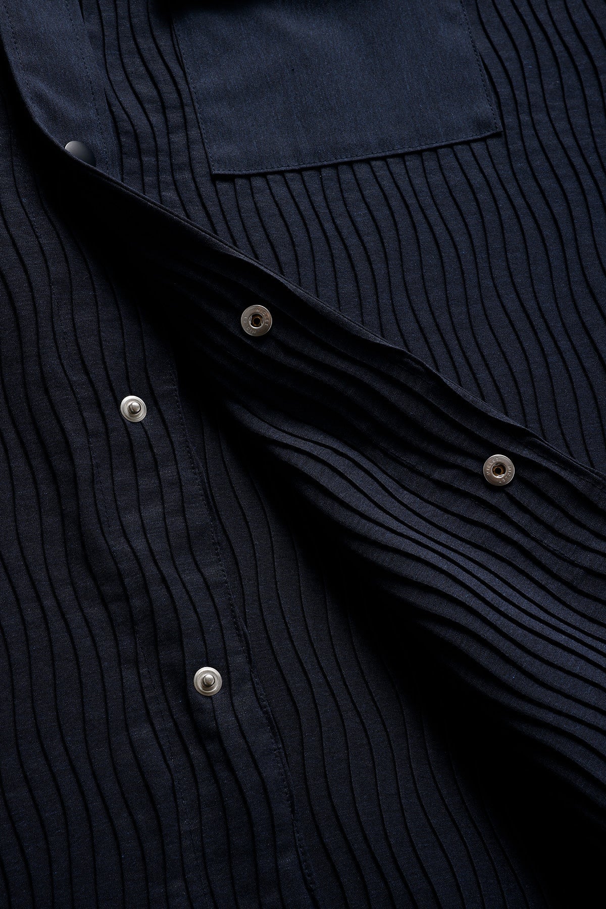 PLEATED MILITARY S/S SHIRT