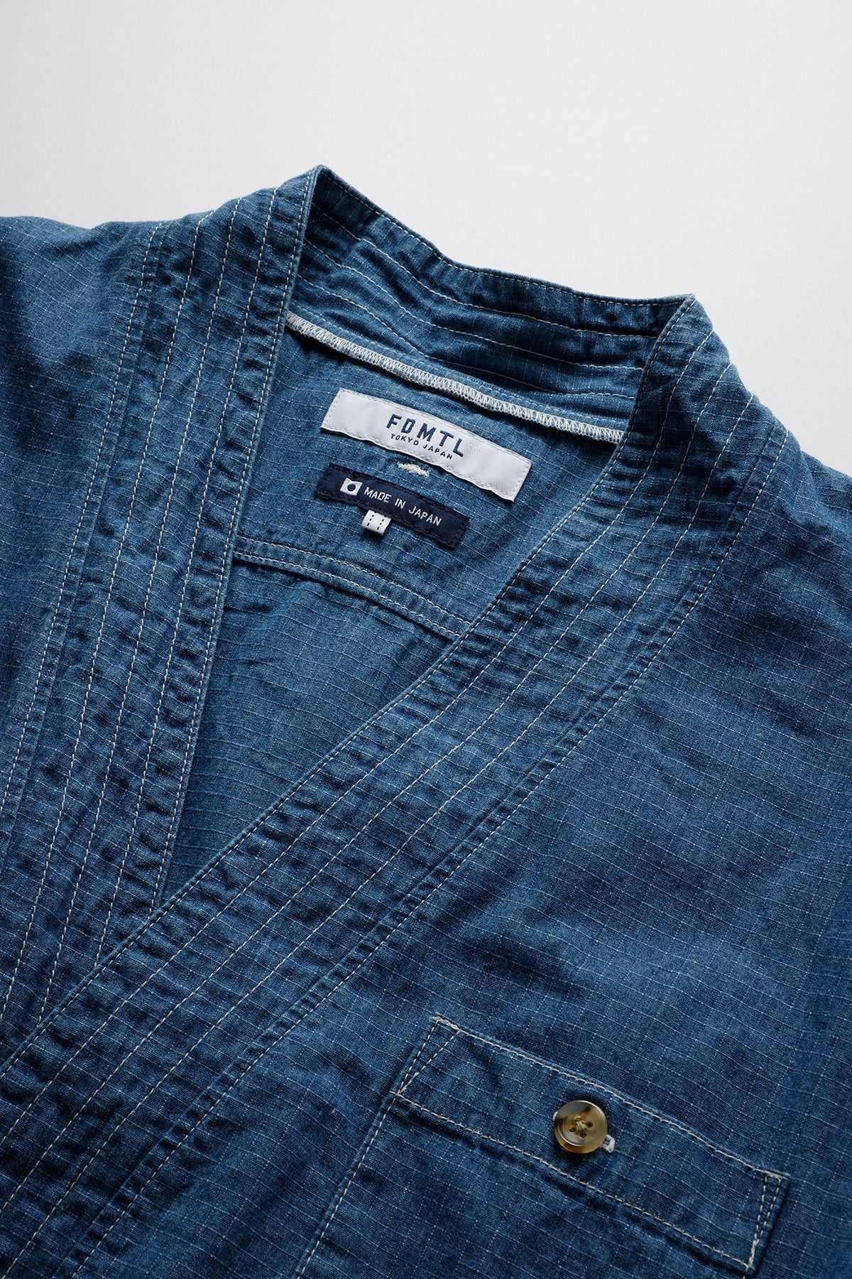 DENIM HAORI SHIRT 2YR WASH