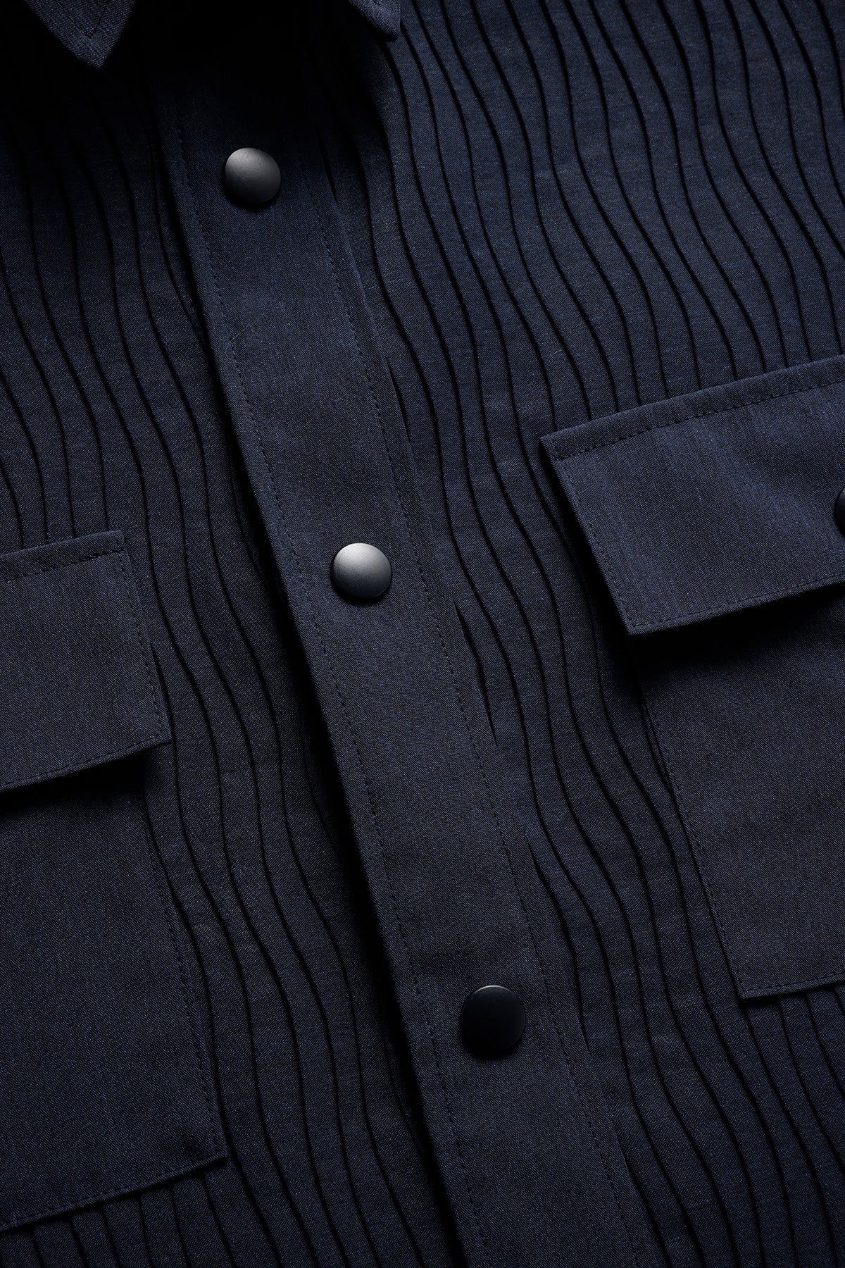 PLEATED MILITARY S/S SHIRT