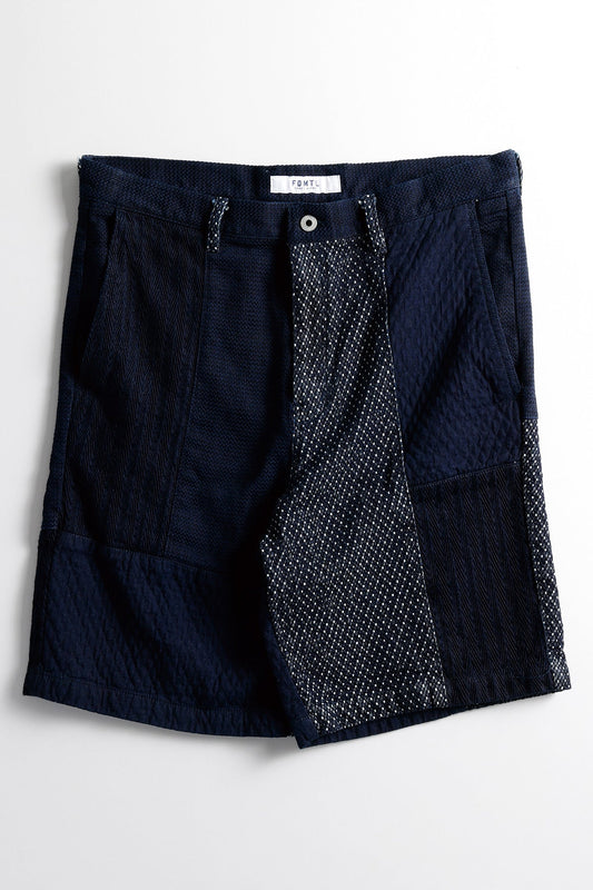 PATCHWORK SHORT PANTS RINSE